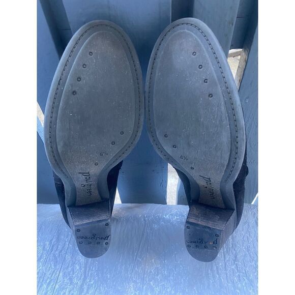 Paul Green Nora Ankle Leather Water Resistant Suede Booties Sz 9 US -6.5 UK - Picture 3 of 10